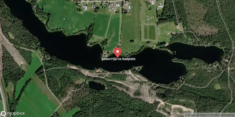 Satellitbild över Abborrtjärn i Vindeln