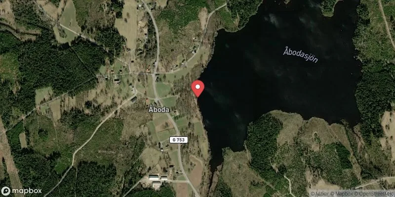 Satellitbild över Åboda i Alvesta