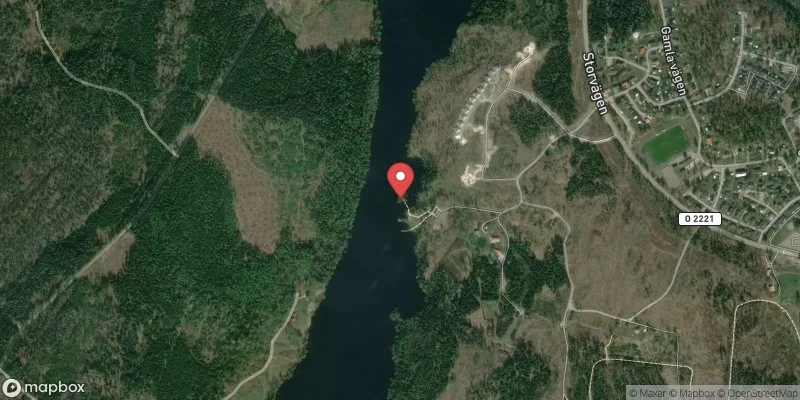 Satellitbild över Åklången, Sundserud i Mellerud
