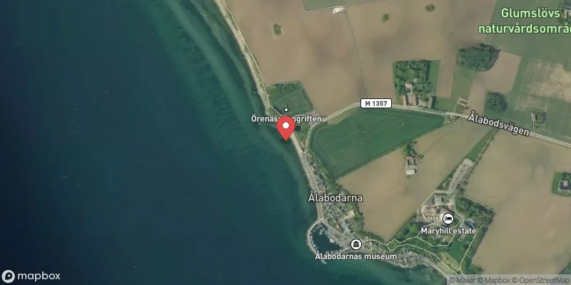 Satellitbild över Ålabodarna  i Landskrona