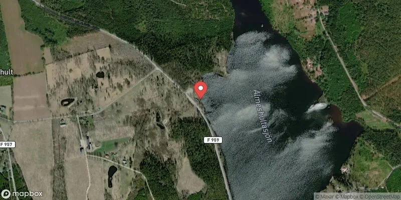 Satellitbild över Älmeshultasjön,Älmeshultabadet i Nässjö