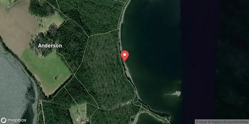 Satellitbild över Andersön, Oxmelsviken i Östersund