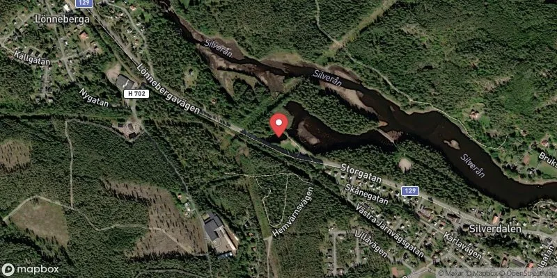Satellitbild över Ängahultsbadet, Silverdalen i Hultsfred