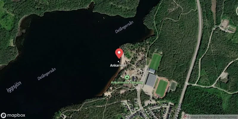 Satellitbild över Ankarmon, Iggesund i Hudiksvall