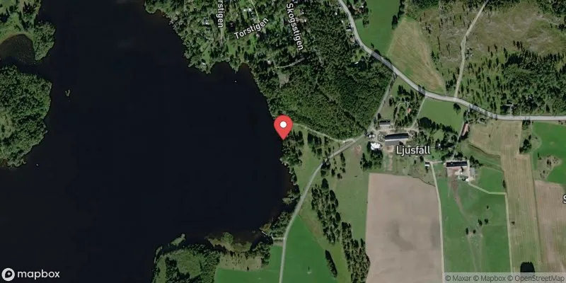Satellitbild över Annsjön, Ljusfallshammar i Finspång