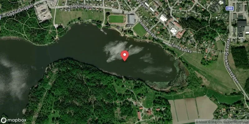 Satellitbild över Arkadien i Norrtälje