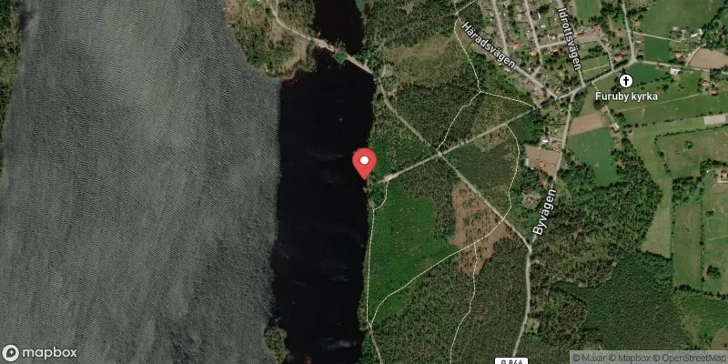 Satellitbild över Årydsjön, Furuby i Växjö