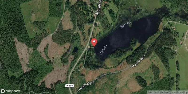 Satellitbild över Åsmansbo, Bersen i Smedjebacken