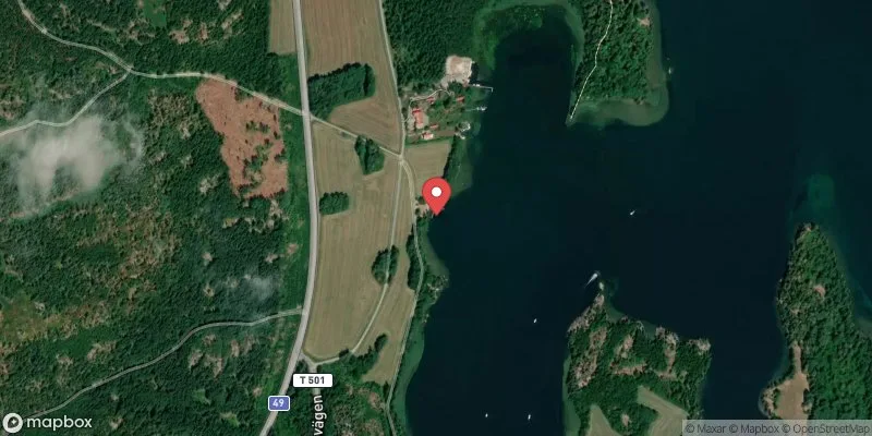 Satellitbild över Aspa badplats, Vättern i Askersund