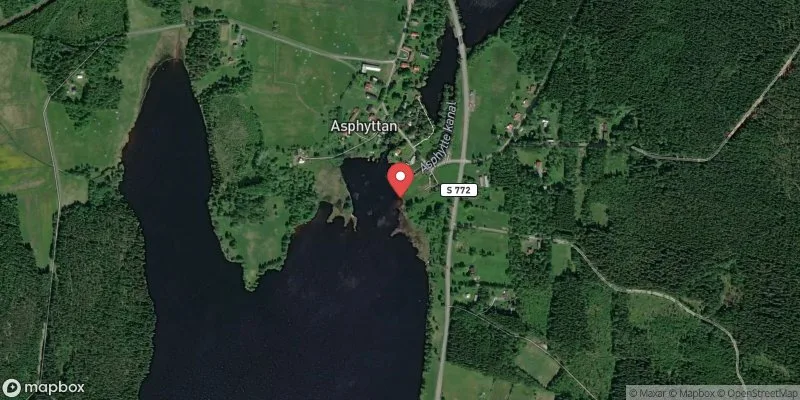 Satellitbild över Asphyttan i Filipstad