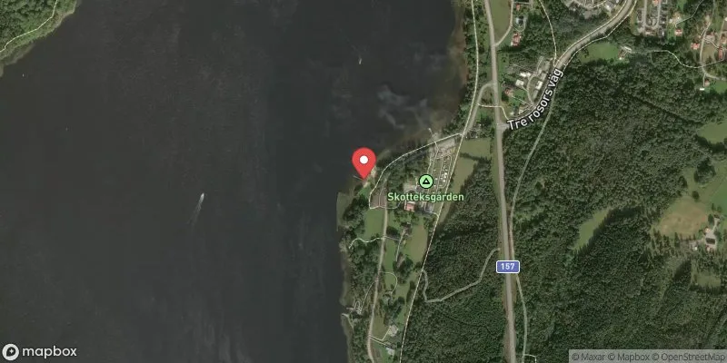 Satellitbild över Åsunden Skottek i Ulricehamn