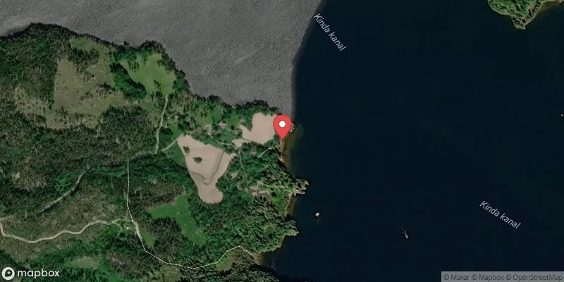 Satellitbild över Åsunden, Trossbonäs i Kinda