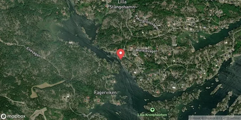 Satellitbild över Åsvallesund i Oskarshamn