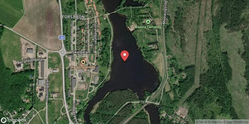 Satellitbild över Badsta i Storfors