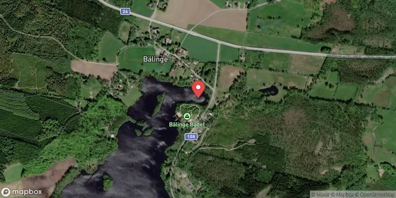 Satellitbild över Bälingesjön i Perstorp