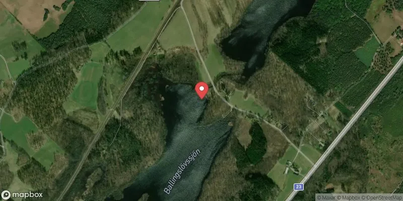 Satellitbild över Ballingslövssjön i Hässleholm