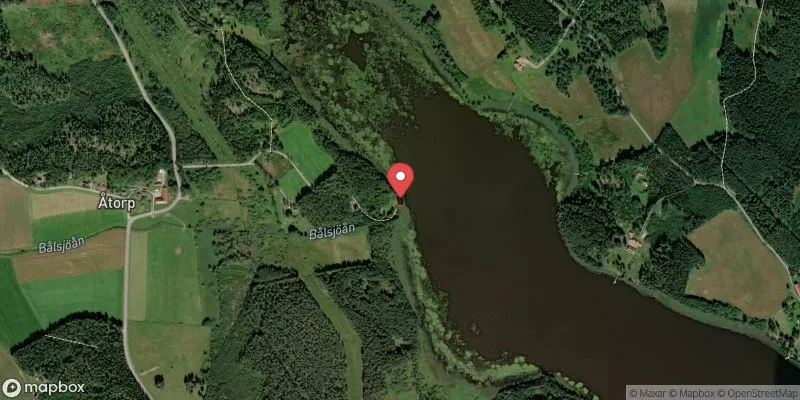 Satellitbild över Bålsjön, Bålsjöbadet i Nyköping