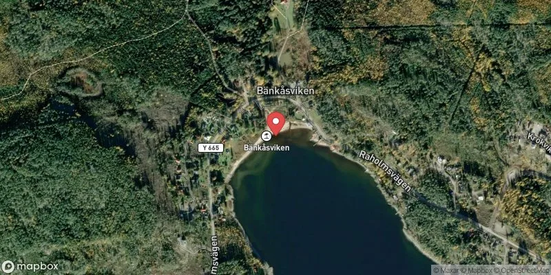 Satellitbild över Bänkåsviken Alnö i Sundsvall