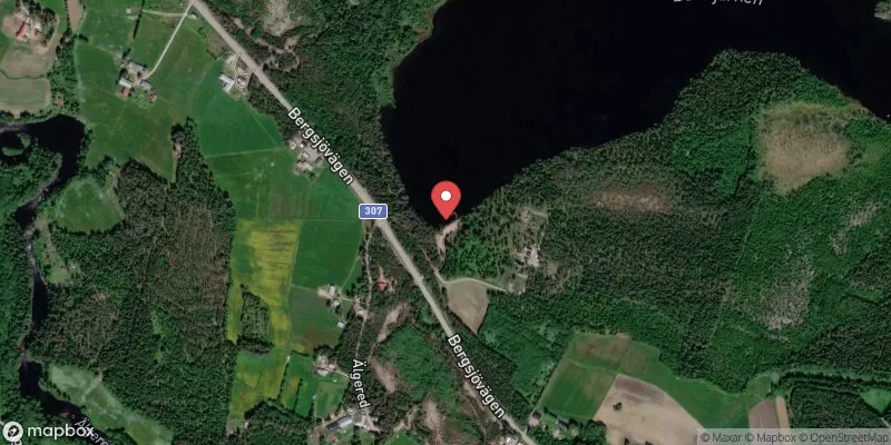 Satellitbild över Barrtjärn, Älgered i Nordanstig