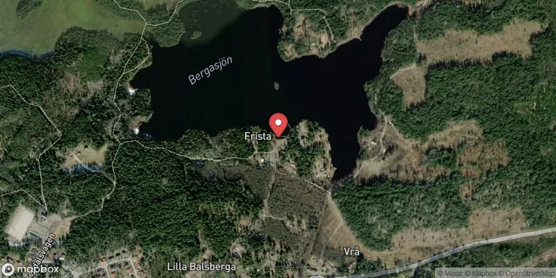 Satellitbild över Bergasjön, Bergabadet i Södertälje