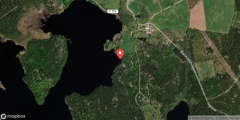 Satellitbild över Bjädesjösjön, Myresjö i Vetlanda