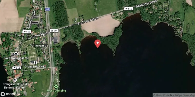 Satellitbild över Björken i Ludvika