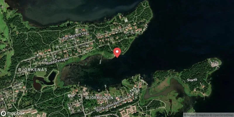 Satellitbild över Björkenäs i Kalmar