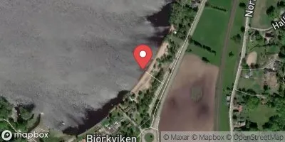 Björkvikens badplats, Finjasjön