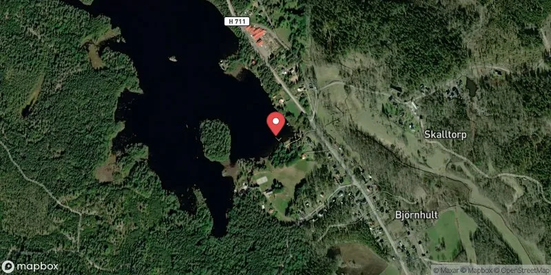 Satellitbild över Björnhult i Oskarshamn
