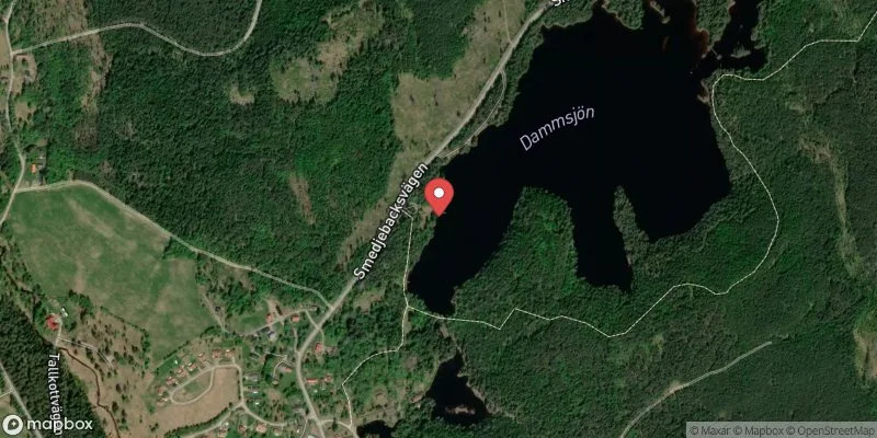 Satellitbild över Björsjö, Dammsjön i Smedjebacken
