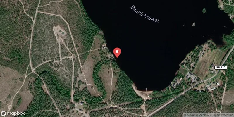 Satellitbild över Bjumisträsk i Kalix