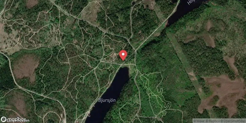 Satellitbild över Bjursjön i Uddevalla