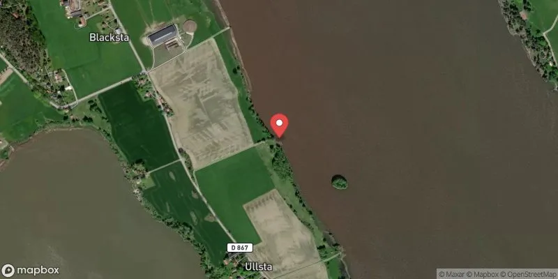Satellitbild över Blacksta Nyckelsjön i Gnesta