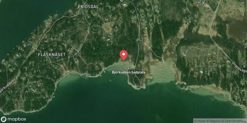 Satellitbild över Blidö, Rådmansholmen i Norrtälje