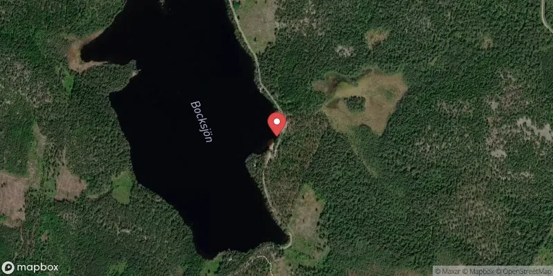 Satellitbild över Bocksjön i Söderhamn