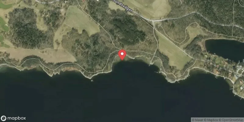 Satellitbild över Bogesund, Fridhemsbadet i Vaxholm