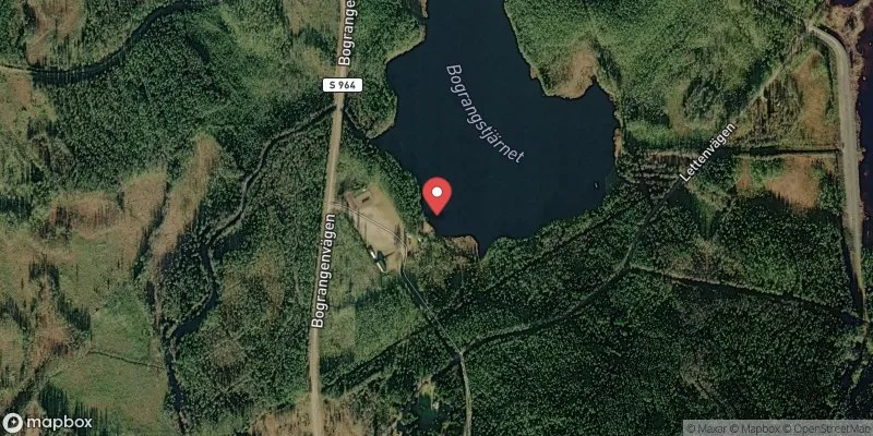 Satellitbild över Bograngstjärn i Torsby