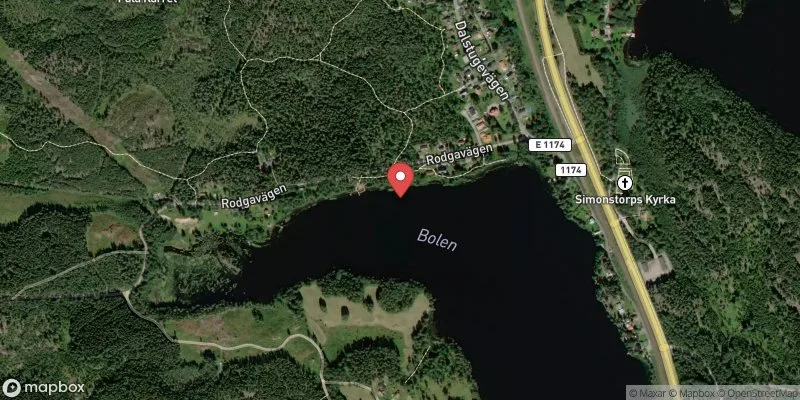 Satellitbild över Bolen, Bolenbadet i Norrköping