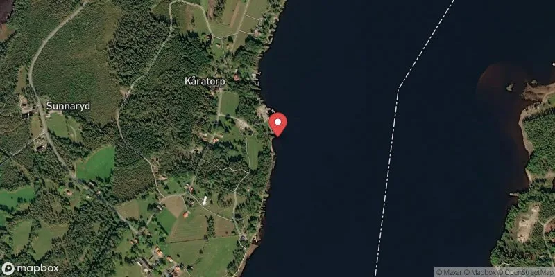 Satellitbild över Bolmen, Kårehamn i Gislaved