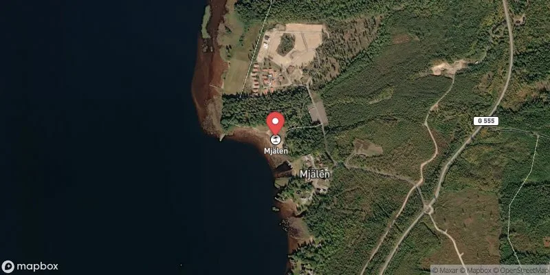 Satellitbild över Bolmen, Mjälen i Ljungby