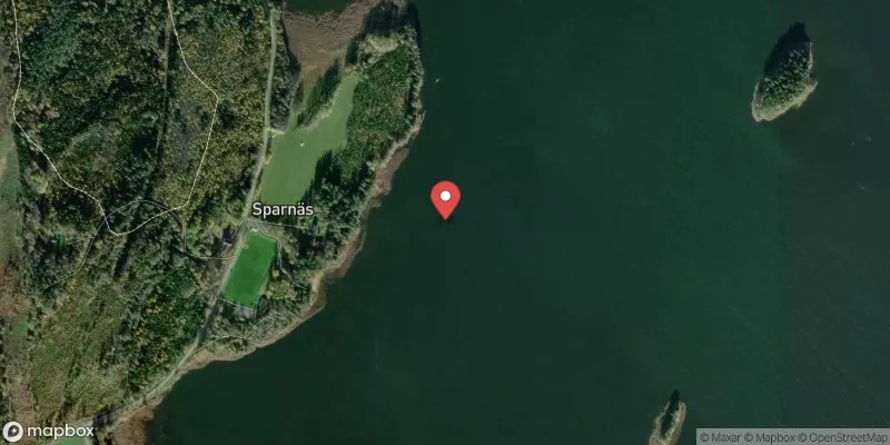 Satellitbild över Borgvikssjön, Sparnäs i Grums