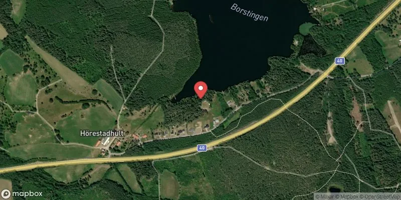 Satellitbild över Borstingen i Vimmerby