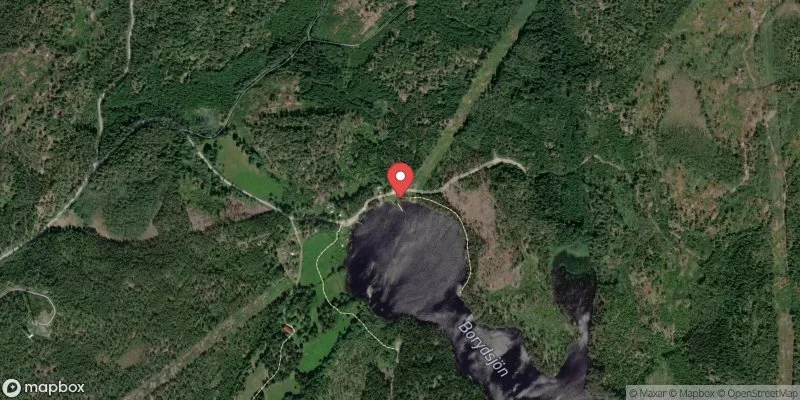 Satellitbild över Borydsjön i Lilla Edet
