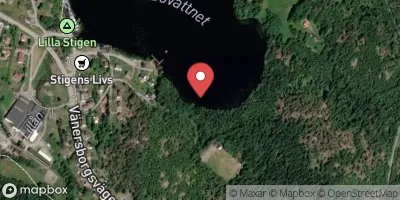 Bovattnet, Stigens badplats