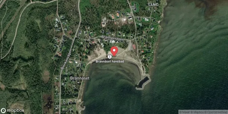 Satellitbild över Brännäset Sörmjöle i Umeå