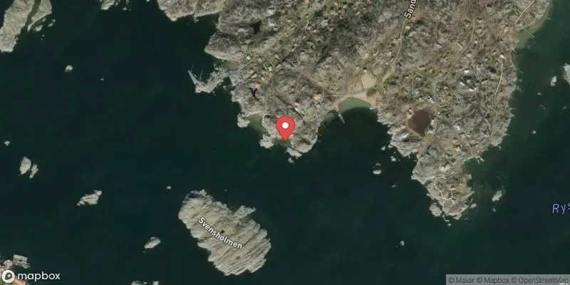 Satellitbild över Brännö Ramsdal i Göteborg