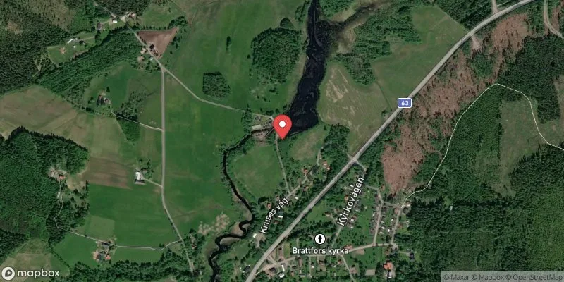 Satellitbild över Brattfors i Filipstad