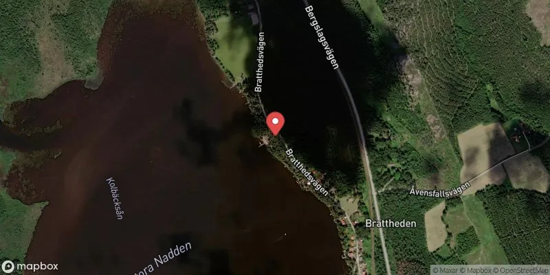 Satellitbild över Brattheden, Ramnäs i Surahammar