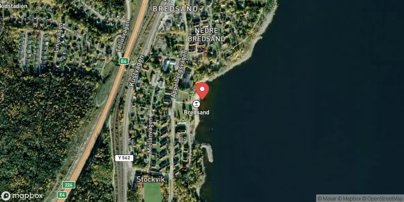 Satellitbild över Bredsand Njurunda i Sundsvall