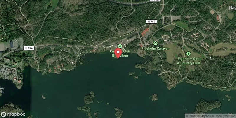 Satellitbild över Bredviken i Oskarshamn